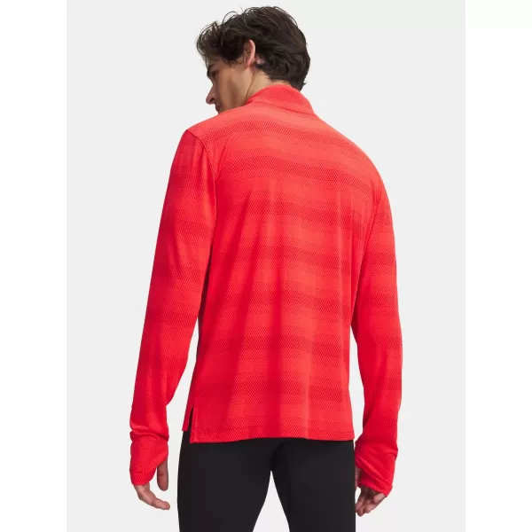  Pánské triko UNDER ARMOUR VELOCITI 1/4 ZIP 6010887-713 ČERVENÁ 