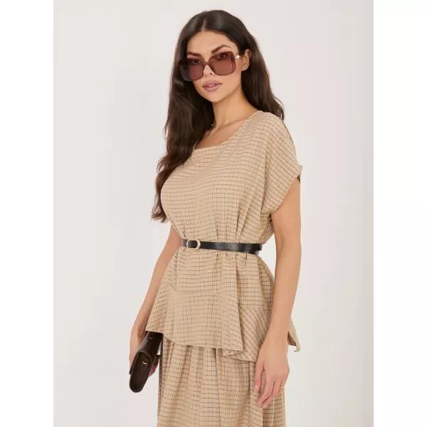  Dámská halenka ITALY MODA IT-BZ-FL10332.80 CAMEL 