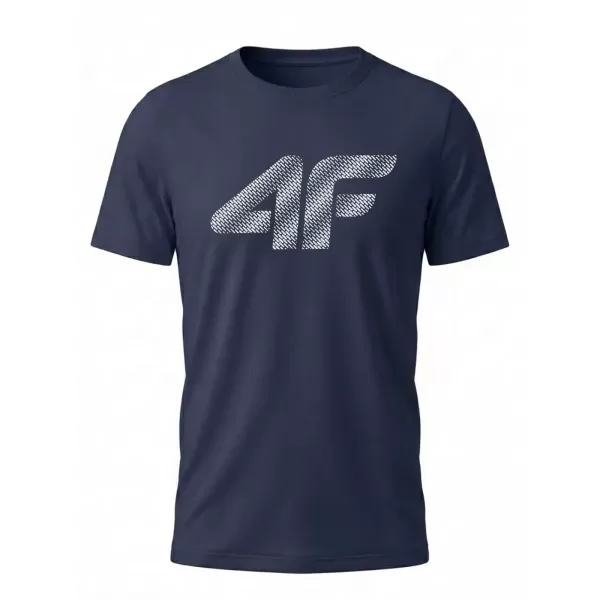  Pánské triko 4F 4FWMM00TTSHM3342 NAVY 
