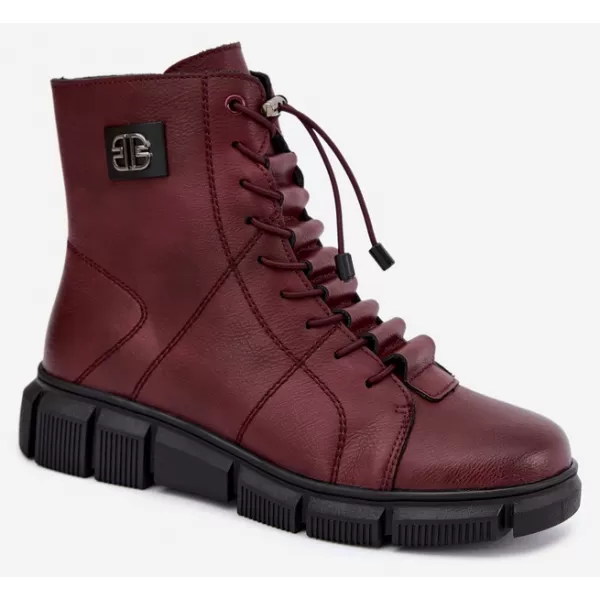  Dámské boty BOTO 26BT17-609 BURGUNDY 