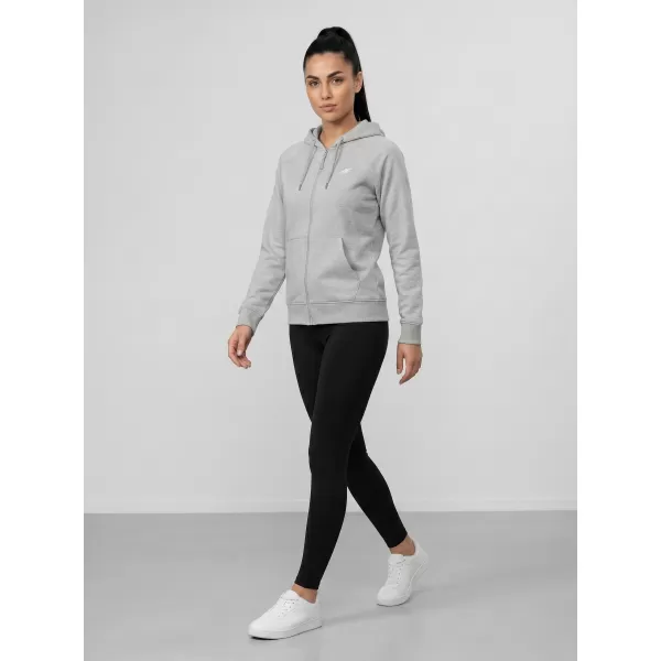  Dámská mikina 4F 4FWMM00TSWSF2535 COLD LIGHT GREY MELANGE 