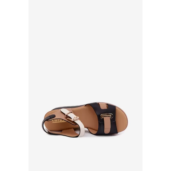  Dámské sandály ARTIKER 58C0316 BLACK/BEIGE 