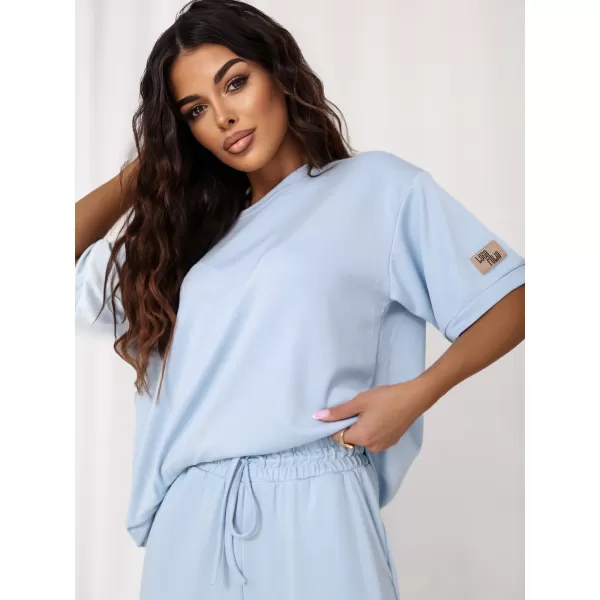  Dámský komplet RUE PARIS RV-KMPL-A1290.94 LIGHT BLUE 