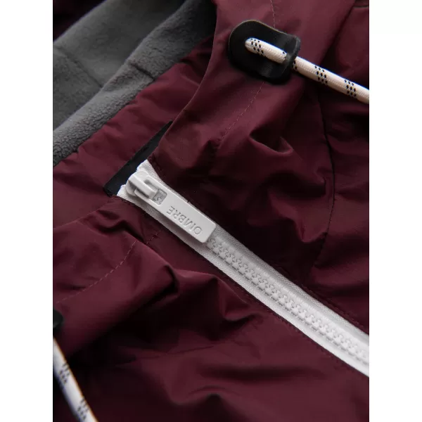  Pánská bunda OMBRE C584 BURGUNDY AND GREY 
