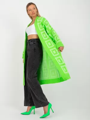 Dámský svetr RUE PARIS LC-SW-0296.08P FLUO GREEN