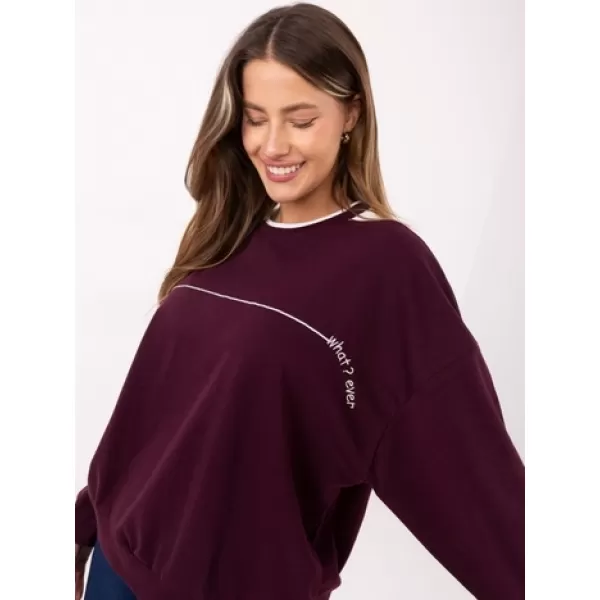 Dámská mikina RELEVANCE RV-BL-A940.60 BURGUNDY 