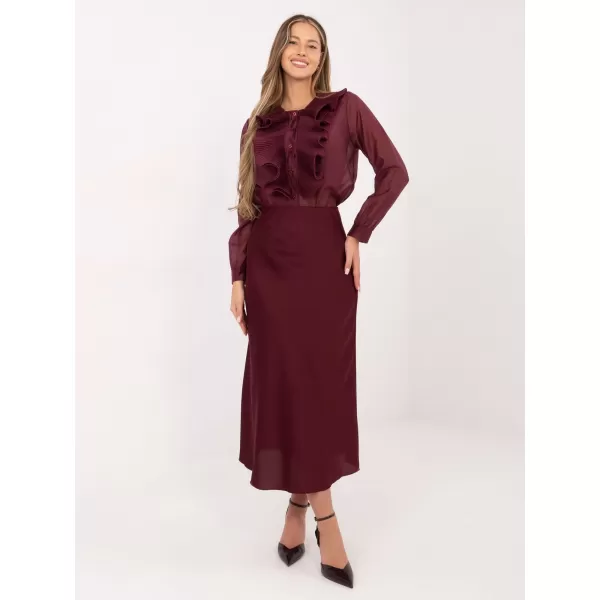  Dámská košile FACTORY PRICE IT-KS-28990.05P BURGUNDY 