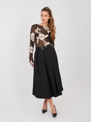 Dámská sukně RUE PARIS IT-SD-18760.69 BLACK