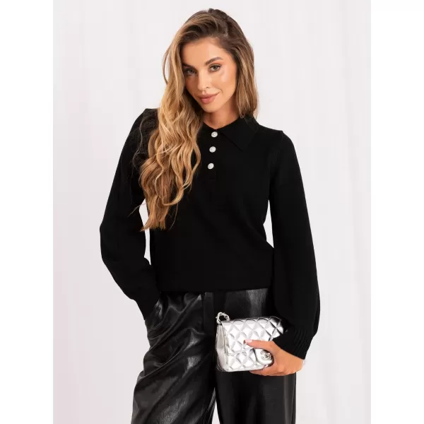 Dámský svetr ITALY MODA IR-SW-AC-19702.14 BLACK 