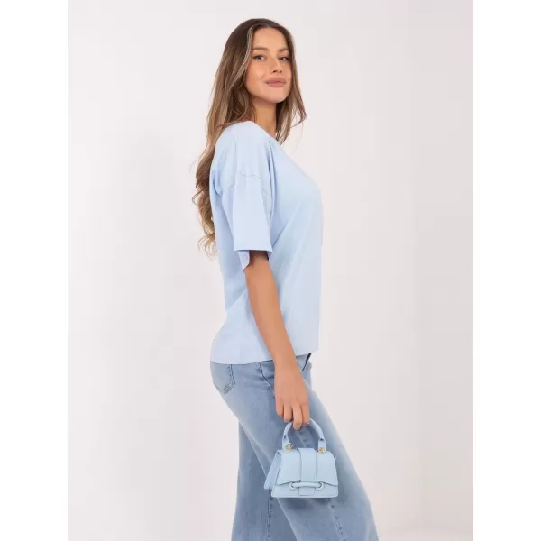  Dámské tričko RUE PARIS RV-BZ-A1230.12 LIGHT BLUE 