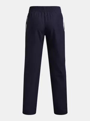 Chlapecké kalhoty UNDER ARMOUR UA B RIVAL WVN PANT 1390155-410 MODRÁ