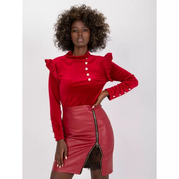  Dámská halenka ITALY MODA DHJ-BZ-6533A.44P BURGUNDY 