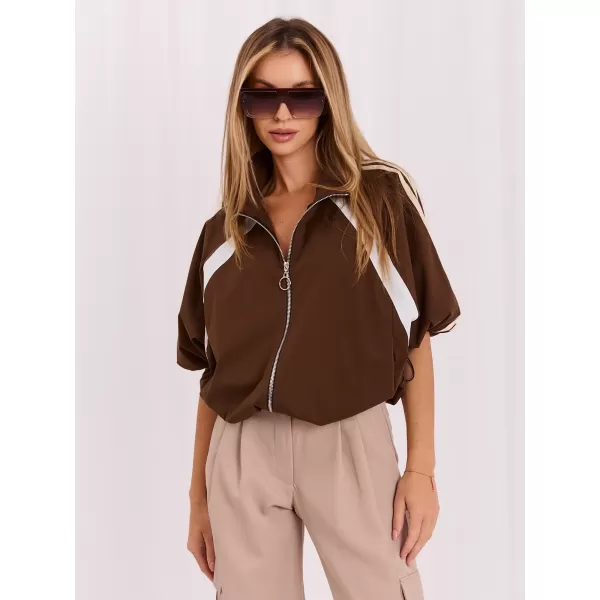  Dámská mikina ITALY MODA MI-BL-K71751.94 BROWN 
