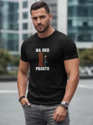 Pánské triko DSTREET ČERNÁ