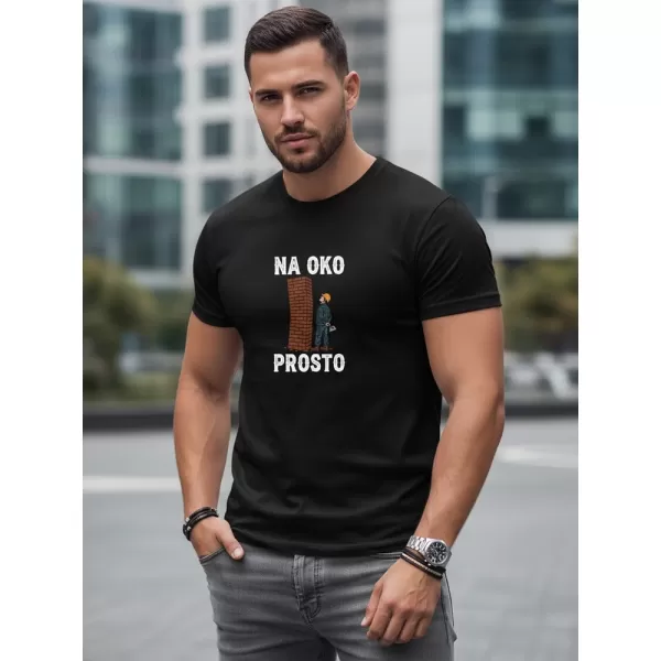  Pánské triko DSTREET ČERNÁ 
