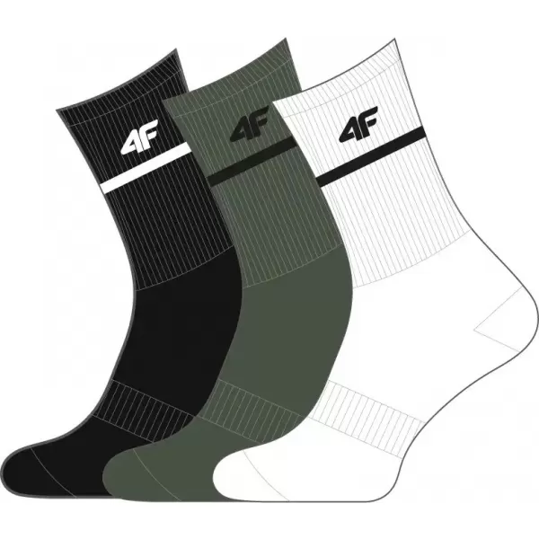  Pánské ponožky 4F 4FWSS26USOCM589 MULTICOLOUR 1 