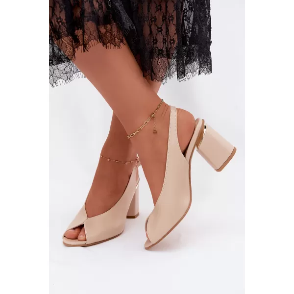  Dámské sandály ZAZOO 1085 BEIGE 