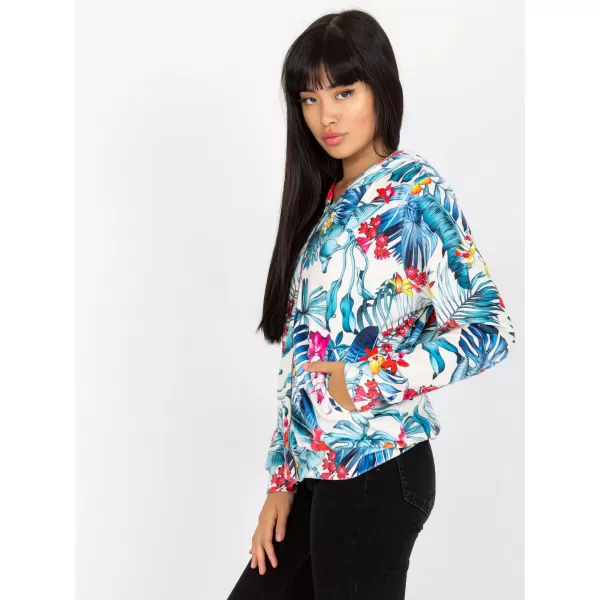  Dámská mikina RUE PARIS RV-BL-8120.69P WHITE-BLUE 