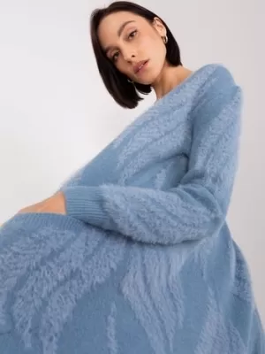 Dámský svetr WOOL FASHION ITALIA AT-SW-234501.00P BLUE