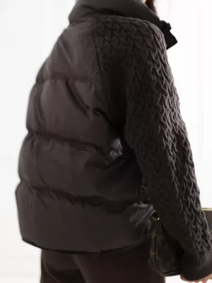Dámská bunda FACTORY PRICE MBM-KR-0508.00P DARK BROWN
