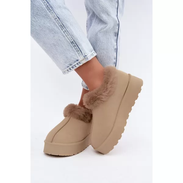  Dámské sněhule BIG STAR SHOES UU274204 BEIGE 