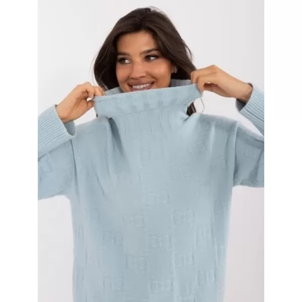  Dámský svetr WOOL FASHION ITALIA AT-SW-2342-1.35 BLUE 