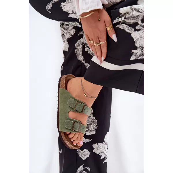  Dámské pantofle BIG STAR SHOES RR274A393 GREEN 