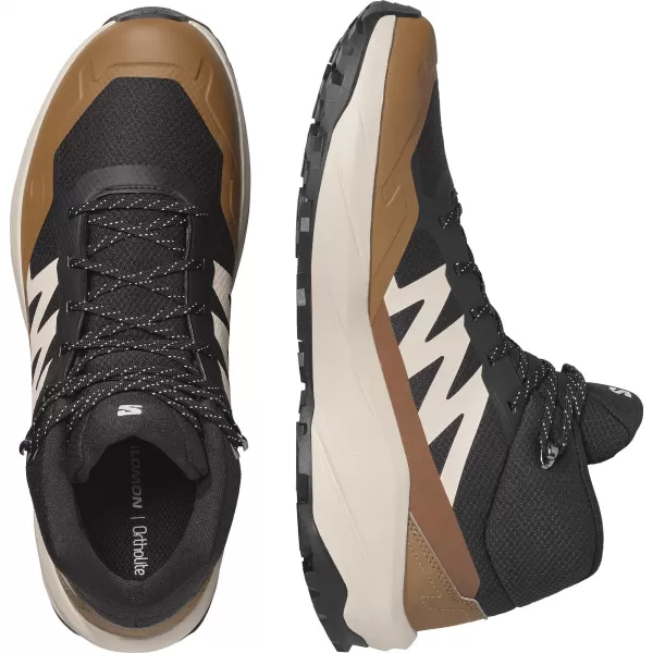  Pánské boty SALOMON OUTSCAPE MID GTX L45410800 BLACK/RAINY DAY/COYOTE BROWN 
