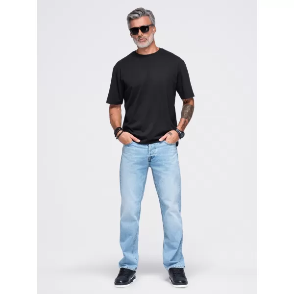  Pánské tričko OMBRE OM-TSPT-0283 BLACK 