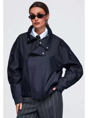 Dámská bunda OMBRE OW-JALP-0137 NAVY BLUE