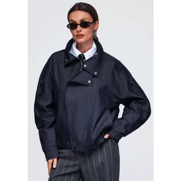  Dámská bunda OMBRE OW-JALP-0137 NAVY BLUE 