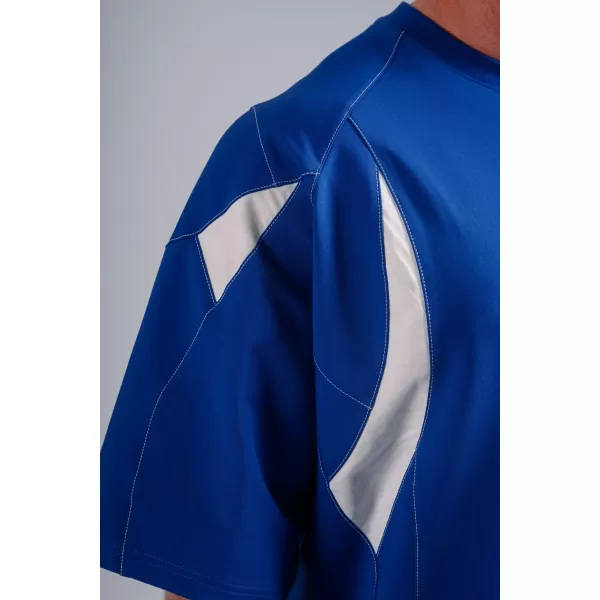  Oversized pump cover tričko NEBBIA PRIMAL 871 BLUE 