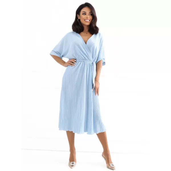  Dámské šaty LAKERTA LK-SK-509699.85 LIGHT BLUE 