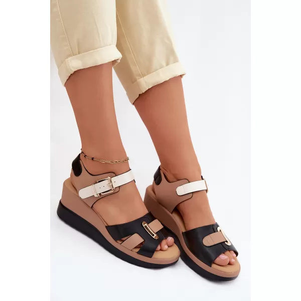  Dámské sandály ARTIKER 58C0316 BLACK/BEIGE 