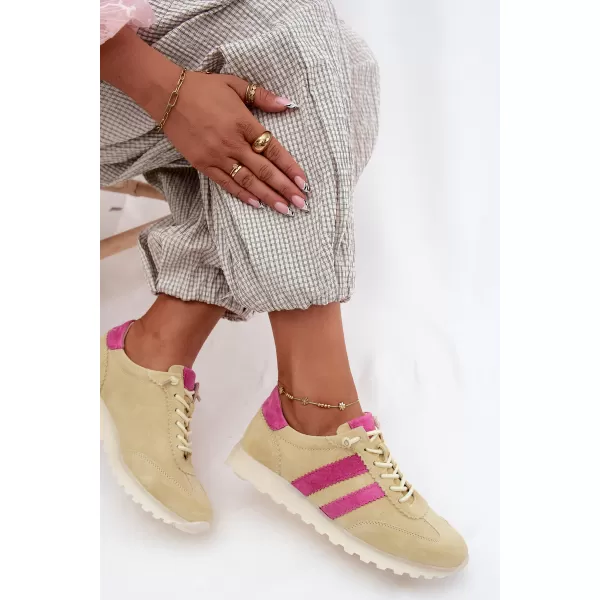  Dámské tenisky BOTO GD-XW-1011 YELLOW/FUCHSIA 