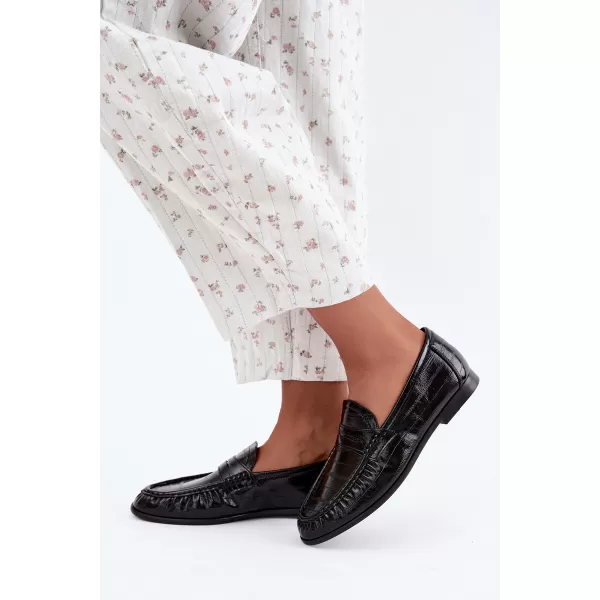  Dámské mokasíny BOTO THS-170 BLACK 