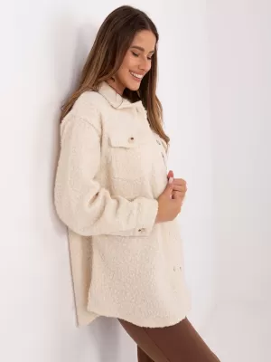 Dámská bunda FACTORY PRICE IT-KR-1709.85 LIGHT BEIGE