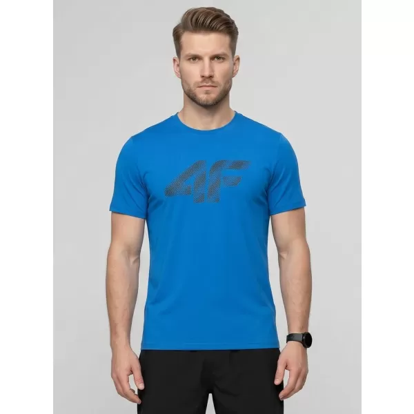  Pánské triko 4F 4FWMM00TTSHM3342 BLUE 