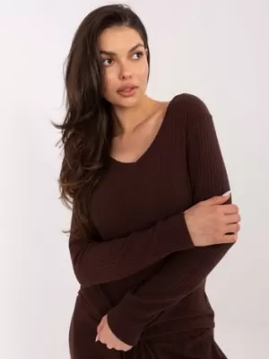 Dámský svetr FACTORY PRICE SM-SW-A1568.79 DARK BROWN