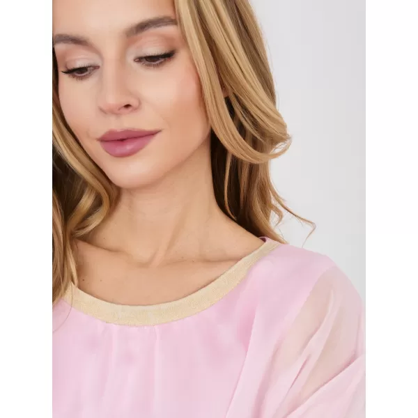  Dámská halenka ITALY MODA IT-BZ-18868.81 BRIGHT PINK 