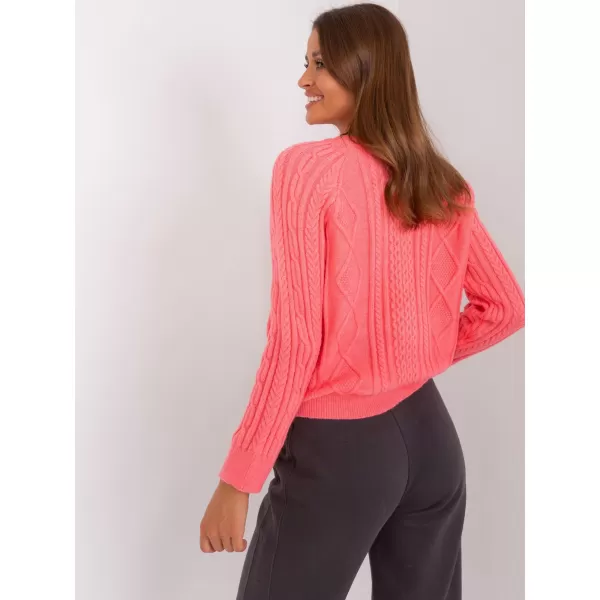  Dámský svetr WOOL FASHION ITALIA AT-SW-2346-2.99P CORAL 
