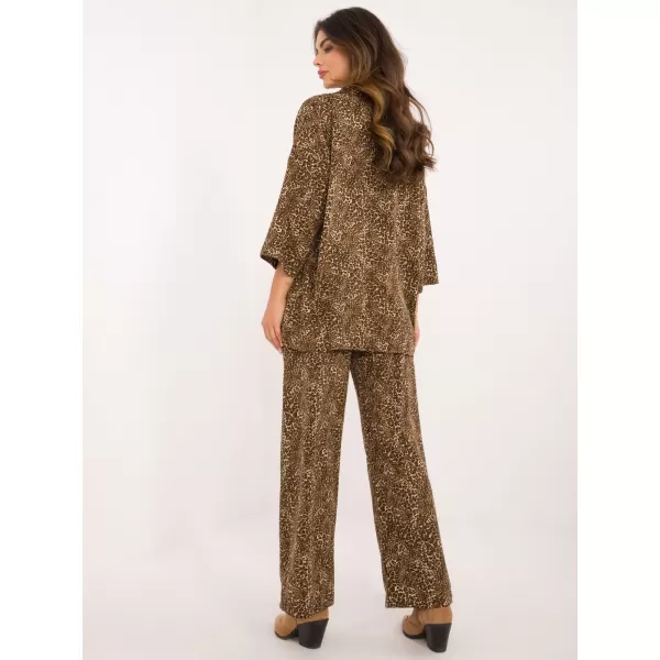  Dámský set ITALY MODA DHJ-KMPL-19589-4.64 BLACK AND BEIGE 