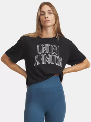 Dámské triko UNDER ARMOUR RIVAL OS CAMPUS TEE 6007883-001 ČERNÁ