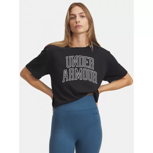  Dámské triko UNDER ARMOUR RIVAL OS CAMPUS TEE 6007883-001 ČERNÁ 