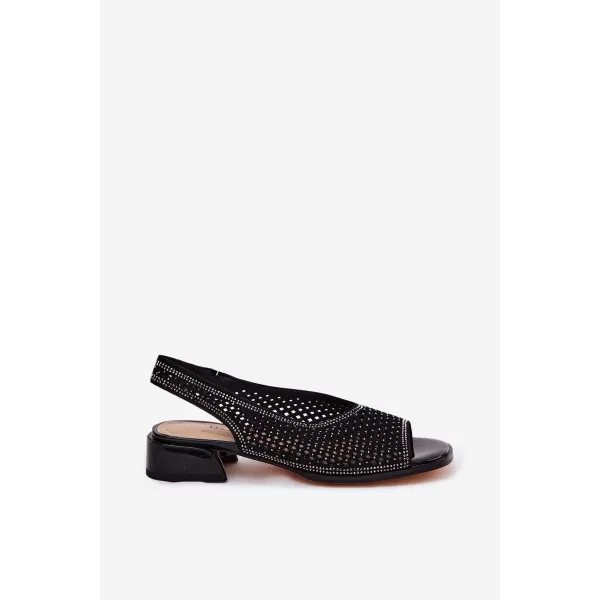  Dámské sandály D&A CR61-3131 BLACK 