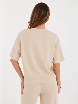 Dámská mikina FACTORY PRICE IT-BZ-97598.96 BEIGE