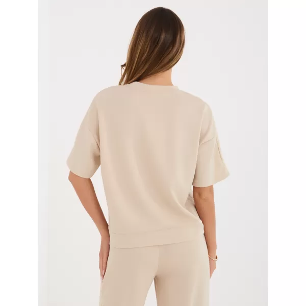  Dámská mikina FACTORY PRICE IT-BZ-97598.96 BEIGE 