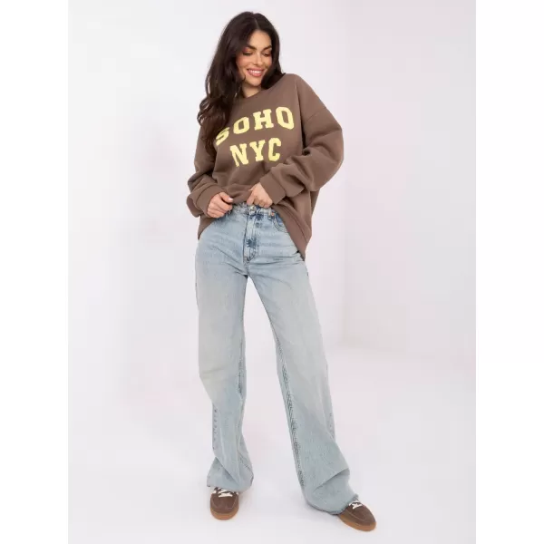  Dámská mikina FACTORY PRICE MJ-BL-H2501.75 DARK BEIGE 
