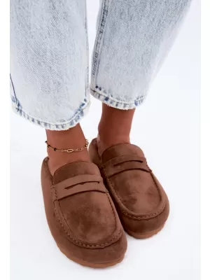 Dámské mokasíny BOTO 9885 LIGHT BROWN