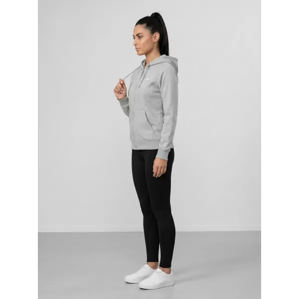  Dámská mikina 4F 4FWMM00TSWSF2535 COLD LIGHT GREY MELANGE 